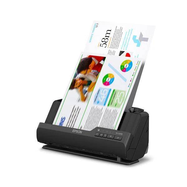 EPSON Docuscanner - WorkForce ES-C320W (A4, 600 DPI, 30 lap/perc, USB/WiFi/duplex) - 21. kép
