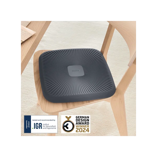 LEITZ, Ülőpárna, ergonómiai,  "Ergo", sötétszürke - 2. kép