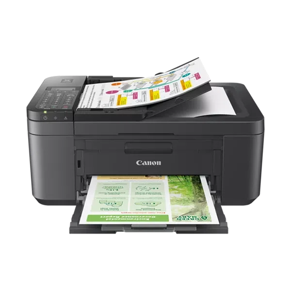 CANON Tintasugaras MFP 4in1 PIXMA TR4755i, A4, FF 8,8 k/p, SZ 4,4 k/p, 4800x1200dpi, duplex, USB/WiFi, ADF, Fekete - 3. kép