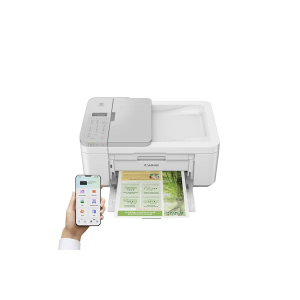 CANON Tintasugaras MFP 4in1 PIXMA TR4756i, A4, FF 8,8 k/p, SZ 4,4 k/p, 4800x1200dpi, duplex, USB/WiFi, ADF, White - 2. kép