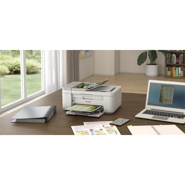 CANON Tintasugaras MFP 4in1 PIXMA TR4756i, A4, FF 8,8 k/p, SZ 4,4 k/p, 4800x1200dpi, duplex, USB/WiFi, ADF, White - 3. kép