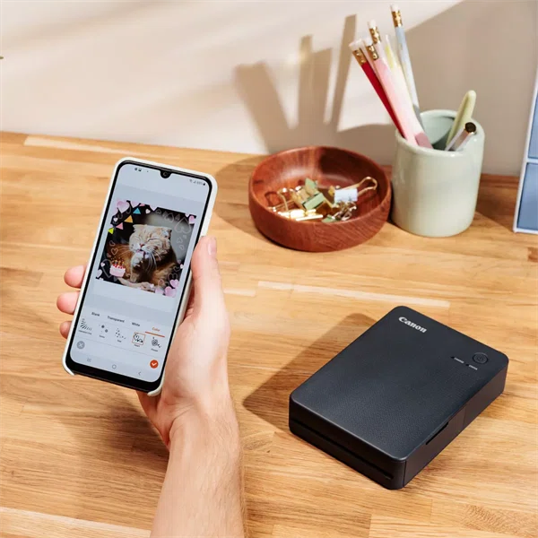 CANON Mobil fotónyomtató SELPHY QX20, WiFi,  287x287 dpi, szürke - 6. kép