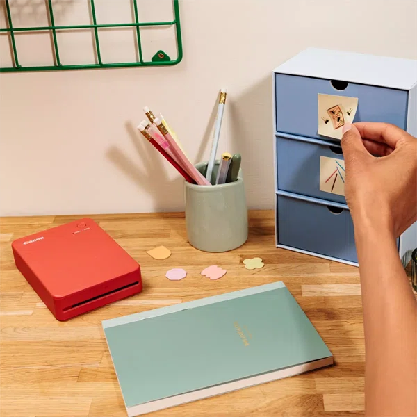 CANON Mobil fotónyomtató SELPHY QX20, WiFi,  287x287 dpi, Piros - 6. kép