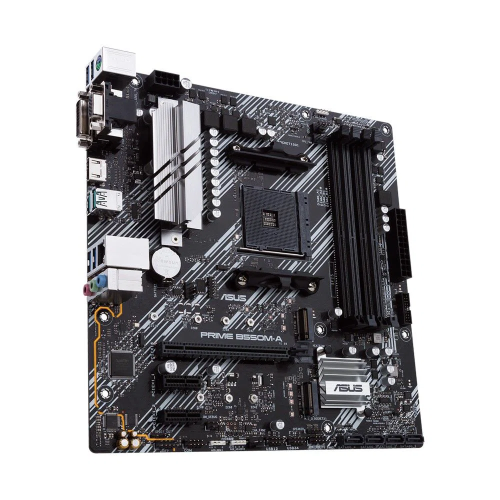 ASUS Alaplap AM4 PRIME B550M-A AMD B550, mATX - 3. kép