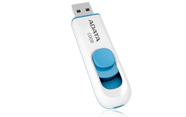 ADATA Pendrive 16GB, C008, Fehér