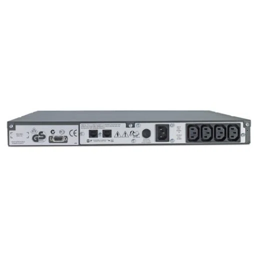 APC Smart-UPS SC450RMI1U (4 IEC13) 450VA (280 W) 230V Power-Saving LINE-INTERACTIVE szünetmentes tápegység, rack(1U)/tor - 2. kép