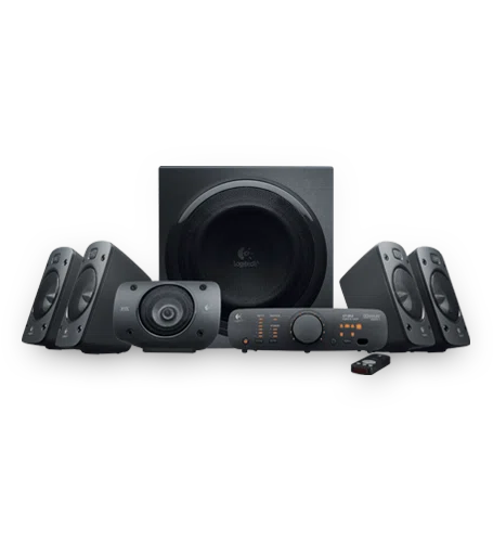 LOGITECH Hangszóró 5.1 - Z906 500W Adapteres ,Fekete