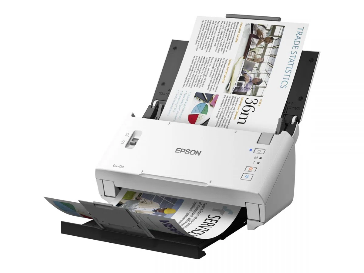 EPSON Docuscanner - WorkForce DS-410 (A4, 600 DPI, 26 lap/perc, USB, ADF, duplex)