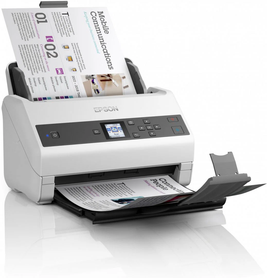 EPSON Docuscanner - WorkForce DS-870 (A4, 600 DPI, 65 lap/perc, USB, ADF, duplex) - 4. kép