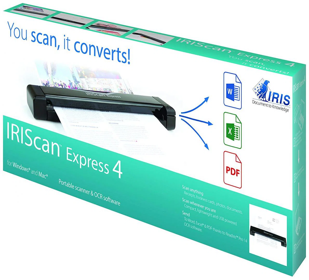 CANON IRISCan Express 4 - 8PPM Portable USB Scanner - 4. kép