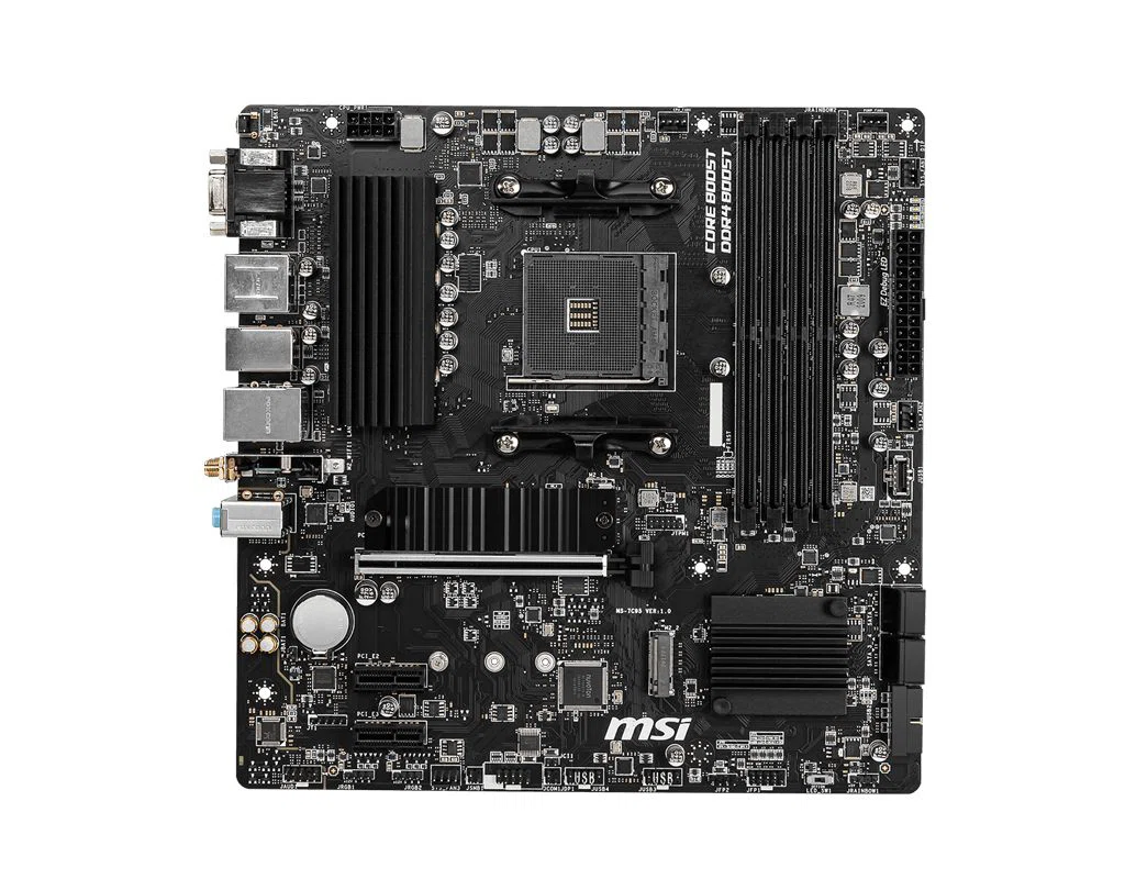 MSI Alaplap AM4 B550M PRO-VDH WIFI AMD B550M, mATX - 2. kép