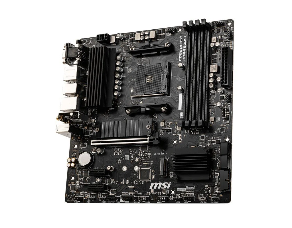 MSI Alaplap AM4 B550M PRO-VDH WIFI AMD B550M, mATX - 3. kép