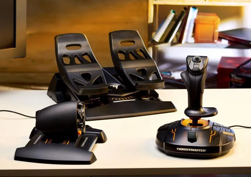 Thrustmaster T-16000M FCS Flight Pack USB Botkormány, Gázkar és Pedál Black - 5. kép