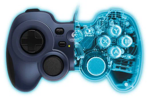 Logitech F310 USB Gamepad Blue - 4. kép