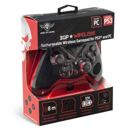 Spirit Of Gamer XGP Wireless Gamepad Black/Red - 6. kép