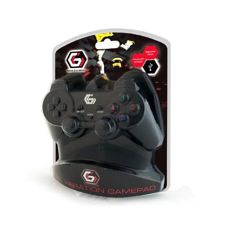 Gembird JPD-UDV-01 USB Gamepad Black - 4. kép