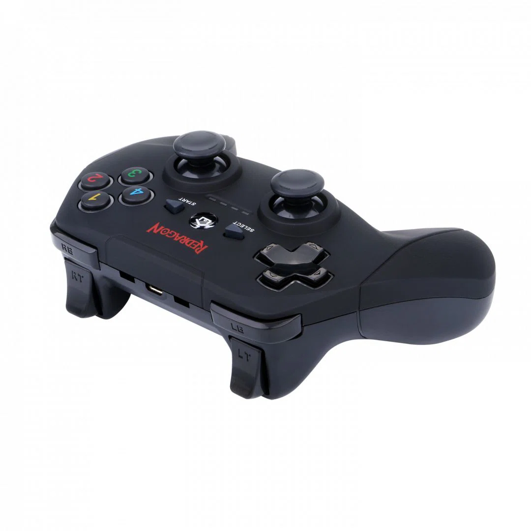 Redragon Harrow Wireless gamepad Black PC/PS3 - 6. kép