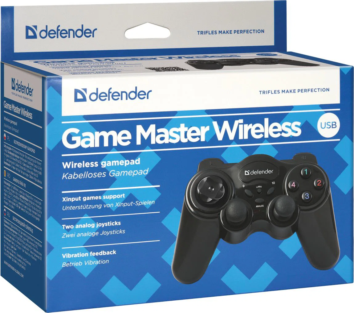 Defender Game Master Wireless gamepad Black - 2. kép
