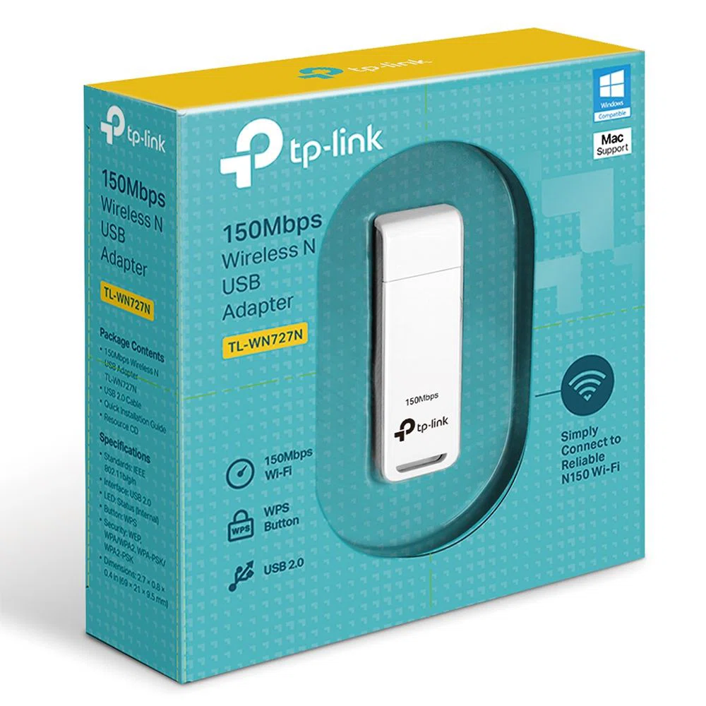 TP-LINK Wireless Adapter USB N-es 150Mbps, TL-WN727N - 5. kép