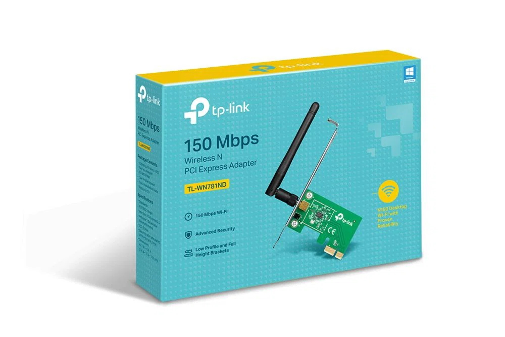 TP-Link TL-WN781ND 150M Wireless PCI-E kártya - 5. kép