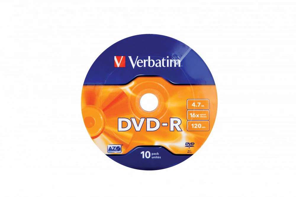 Verbatim DVD-R 4,7Gb 16x Zsugor 10db/csomag (10-es címke) - 3. kép