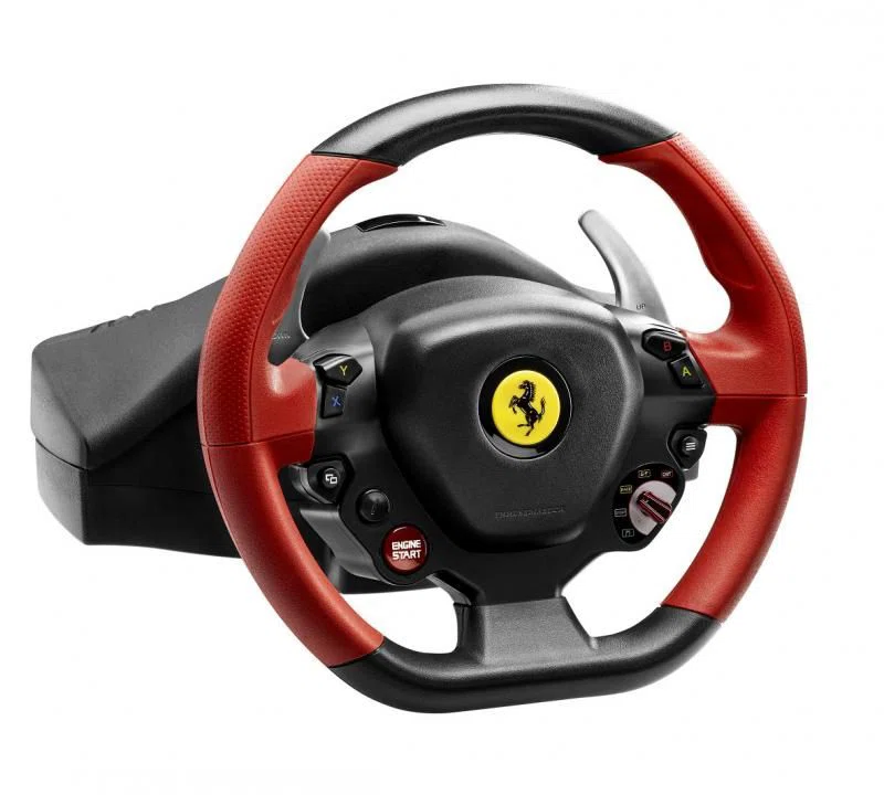 Thrustmaster Ferrari 458 Spider Racing USB Kormány Black/Red - 2. kép