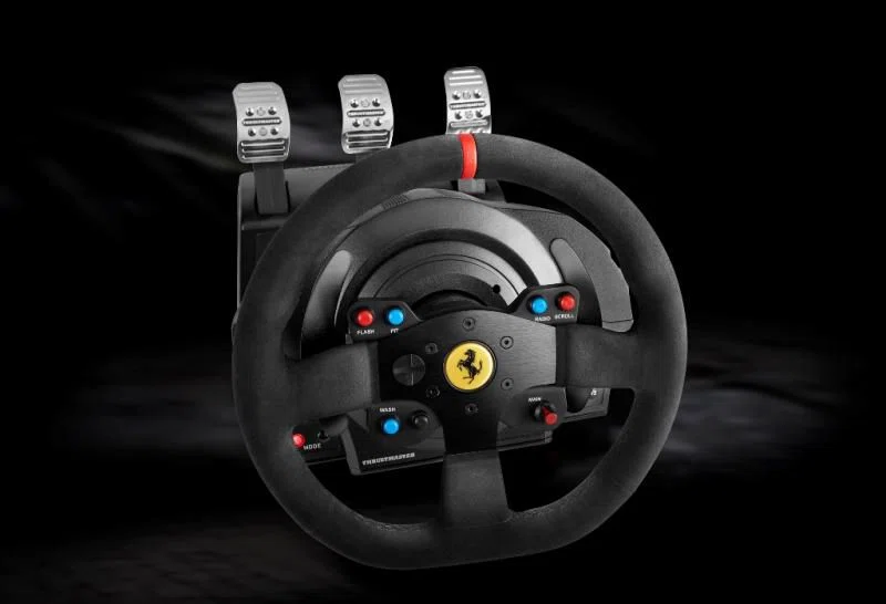 Thrustmaster T300 Ferrari Integral Racing Alcantara Edition USB Kormány Black - 5. kép
