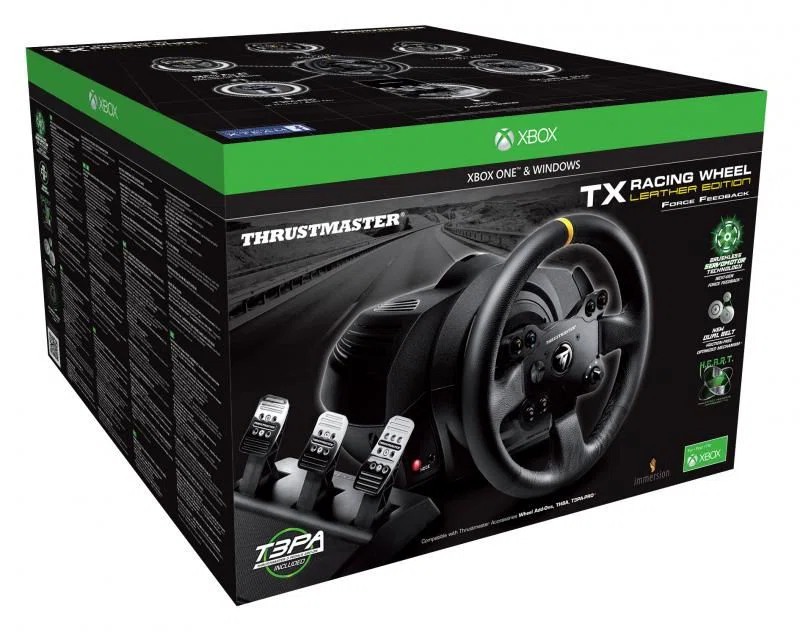 Thrustmaster TX Racing Leather Edition USB Kormány Black - 5. kép