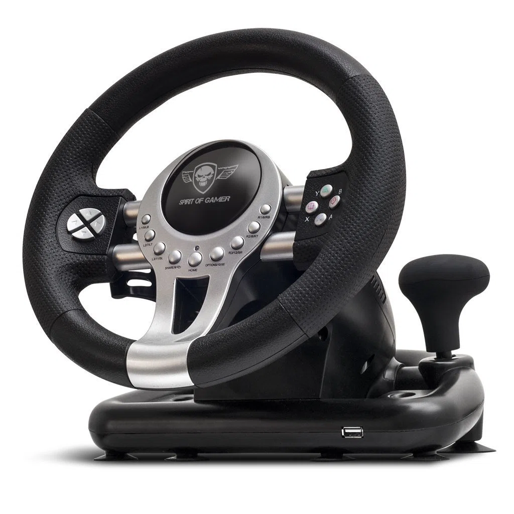 Spirit Of Gamer Race Wheel Pro 2 USB Kormány Black/Silver - 5. kép