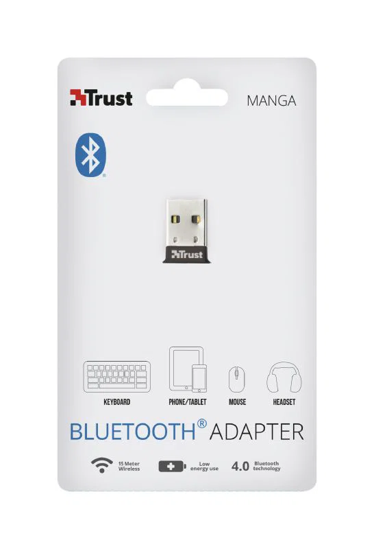 Trust Manga Bluetooth 4.0 USB Adapter Black - 4. kép