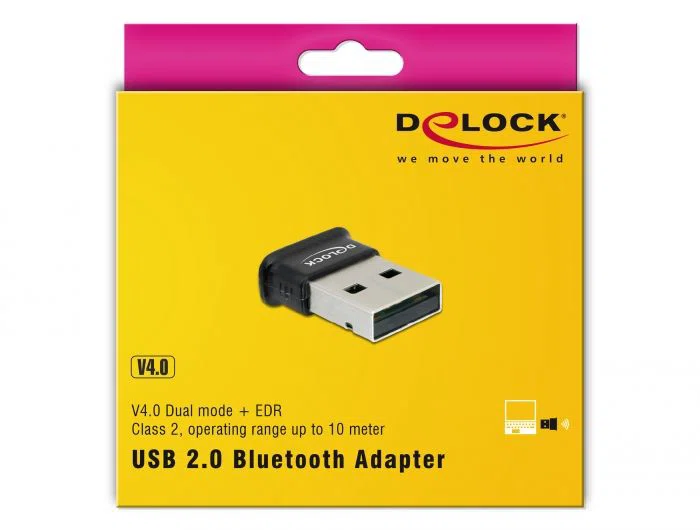 DeLock 61889 Bluetooth 4.0 USB Adapter Black - 3. kép
